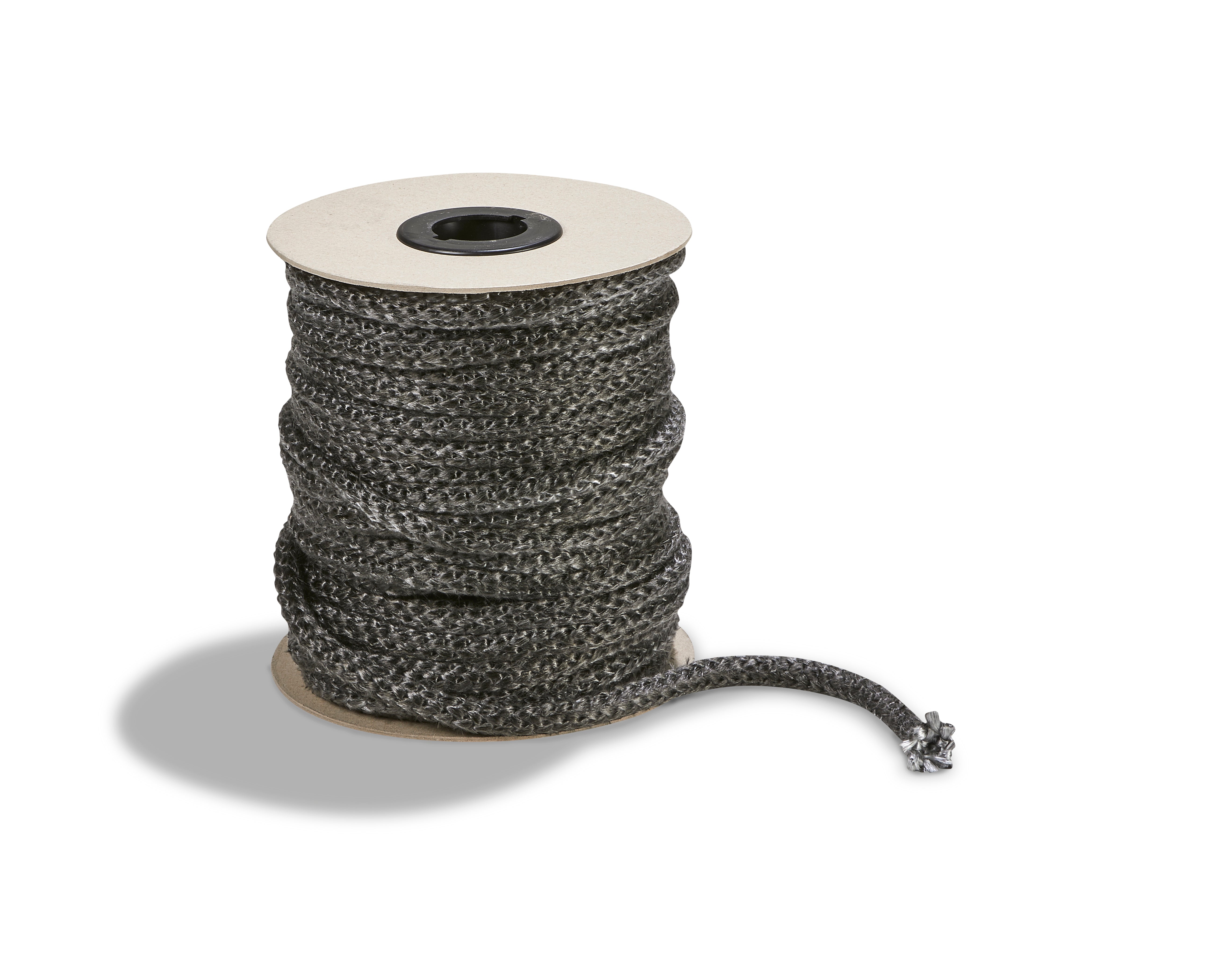 Glasvezelkoord zwart rond per m-1